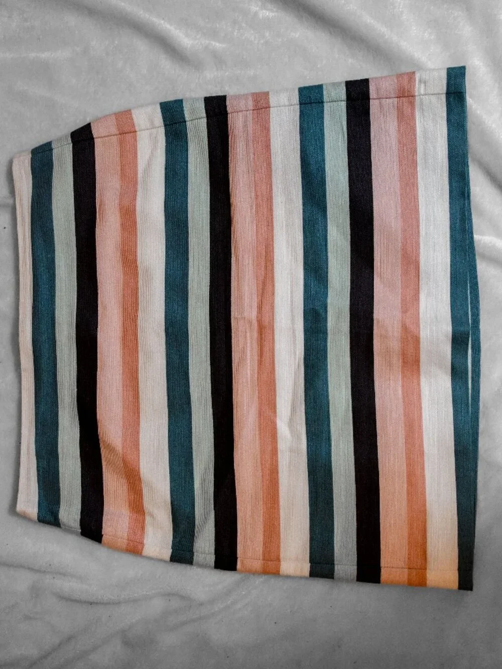 Loft Outlet Mini Skirt Woman 4 Petite Striped Cotton Blend A-Line 499539